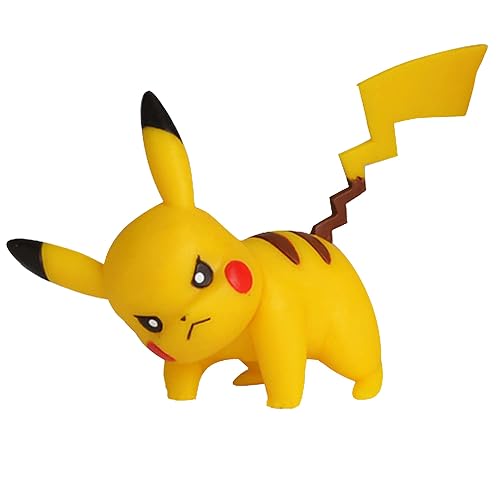 Pokemon Figura de Batalla de 8 Unidades – Viene con 2 en Pikachu, 2 en Bulbasaur, 2 en Squirtle, 2 en Charmander, 2 en Meowth, 2 en Jigglypuff, 3 Pulgadas Loudred y 3 Pulgadas Psyduck