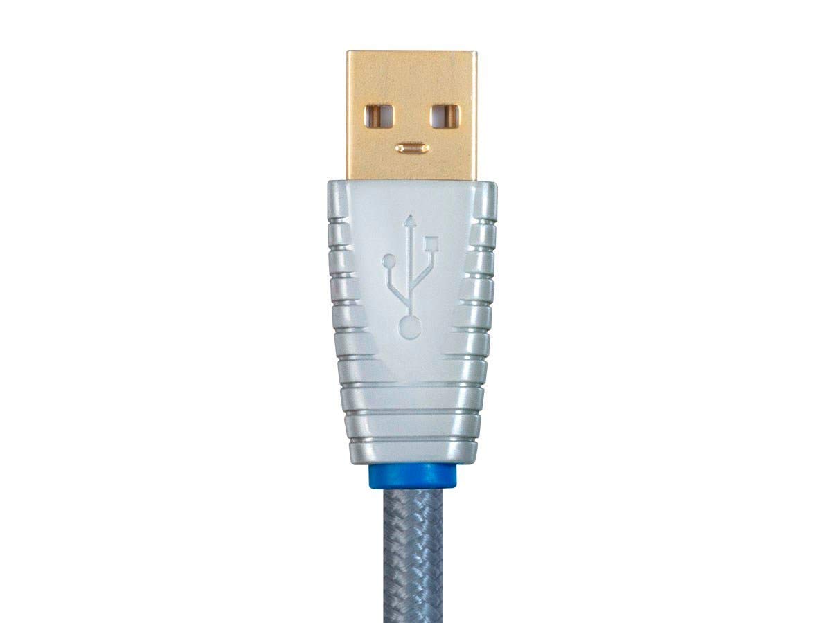 Monolith USB Digital Audio Cable - USB a to USB B - 2 Meter, 22AWG, Oxygen-Free Copper, Gold-Plated Connectors