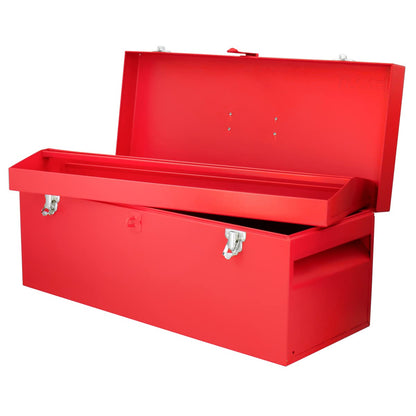Urrea Caja Portaherramientas Metálica, Varios Tamaños y Colores - 24" x 9" x 9" - Rojo