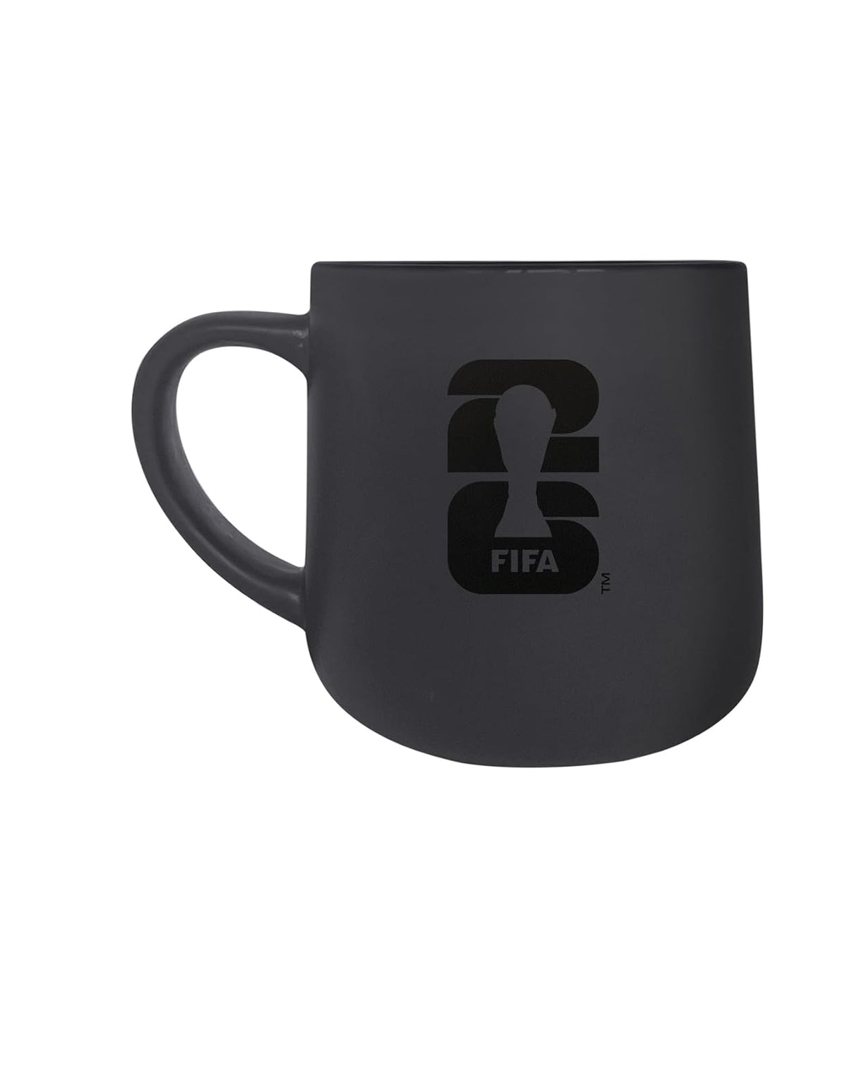 HONAV Soccer FIFA World Cup 2026 - Taza mate de carbón de 17 onzas - Taza de café cermámico con gran capacidad y aspecto mate atrevido, gran regalo para fanáticos del fútbol y coleccionistas