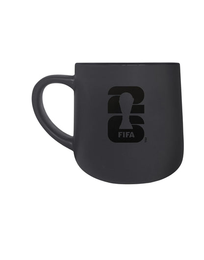 HONAV Soccer FIFA World Cup 2026 - Taza mate de carbón de 17 onzas - Taza de café cermámico con gran capacidad y aspecto mate atrevido, gran regalo para fanáticos del fútbol y coleccionistas