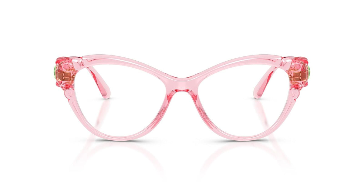 Swarovski Sk2057 - Marco para anteojos graduadas de ojo de gato para mujer