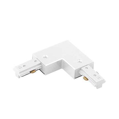WAC Lighting Conector de Pista Flexible Serie H, Tipo L - Blanco - Conector "L", derecho