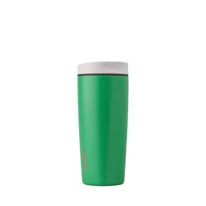 Owala SmoothSip Termo de Acero Inoxidable con Boquilla Deslizante, 12-20 oz - 20 fl oz - manzana agria