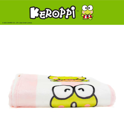 Franco Collectibles Keroppi Foodie Bedding - Manta súper Suave y acogedora, 62 x 90 Pulgadas, (Producto con Licencia Oficial)