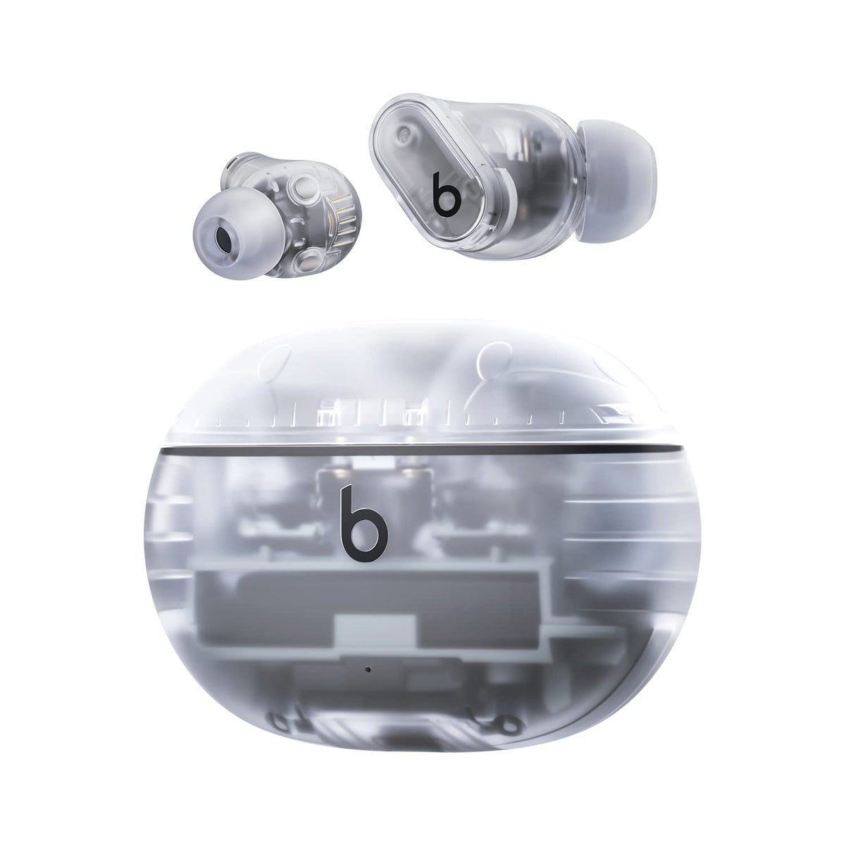 Beats Studio Buds + Audífonos con Cancelación de Ruido, Marfil - Transparente - Sin AppleCare+