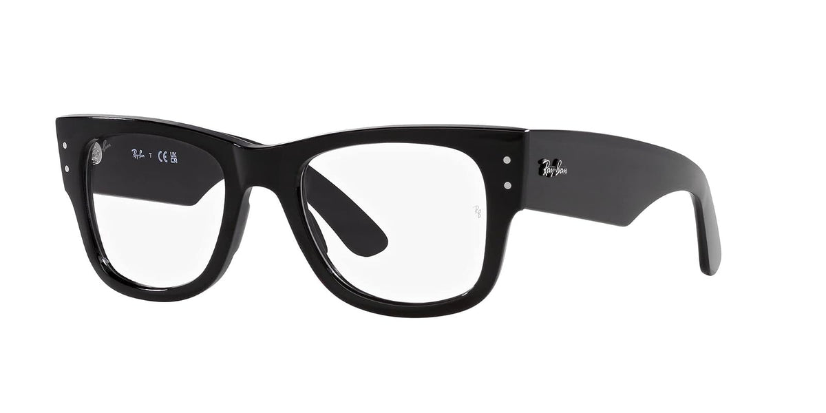 Ray-Ban Rx0840v Mega Wayfarer - Marcos cuadrados para anteojos graduadas para mujer