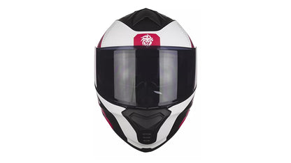 KOV Casco Thunder Revenge Rojo para Moto Integral Certificado Dot