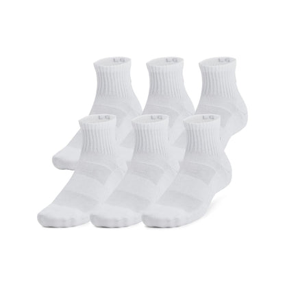 Under Armour Paquete de 6 calcetines de algodón para entrenamiento Calcetín Unisex adulto