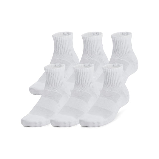 Under Armour Paquete de 6 calcetines de algodón para entrenamiento Calcetín Unisex adulto