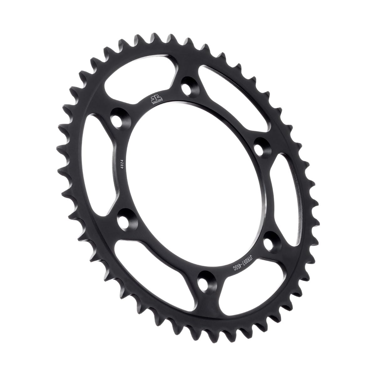 JT Sprockets Piñón Trasero de Acero Autolimpiante - 45 Tooth - Negro