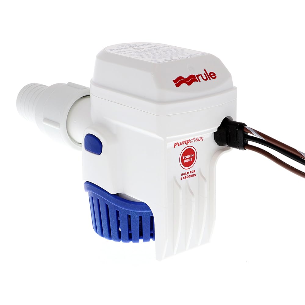 Rule Mate - Bomba de sentina totalmente automatizada con detección de agua - Estándar - 500 GPH
