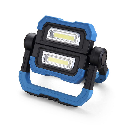 Tecnolite - Lámpara de Trabajo Recargable Magnética 10 W, Luz de Día, 4 Modos de Luz, Función Power Bank