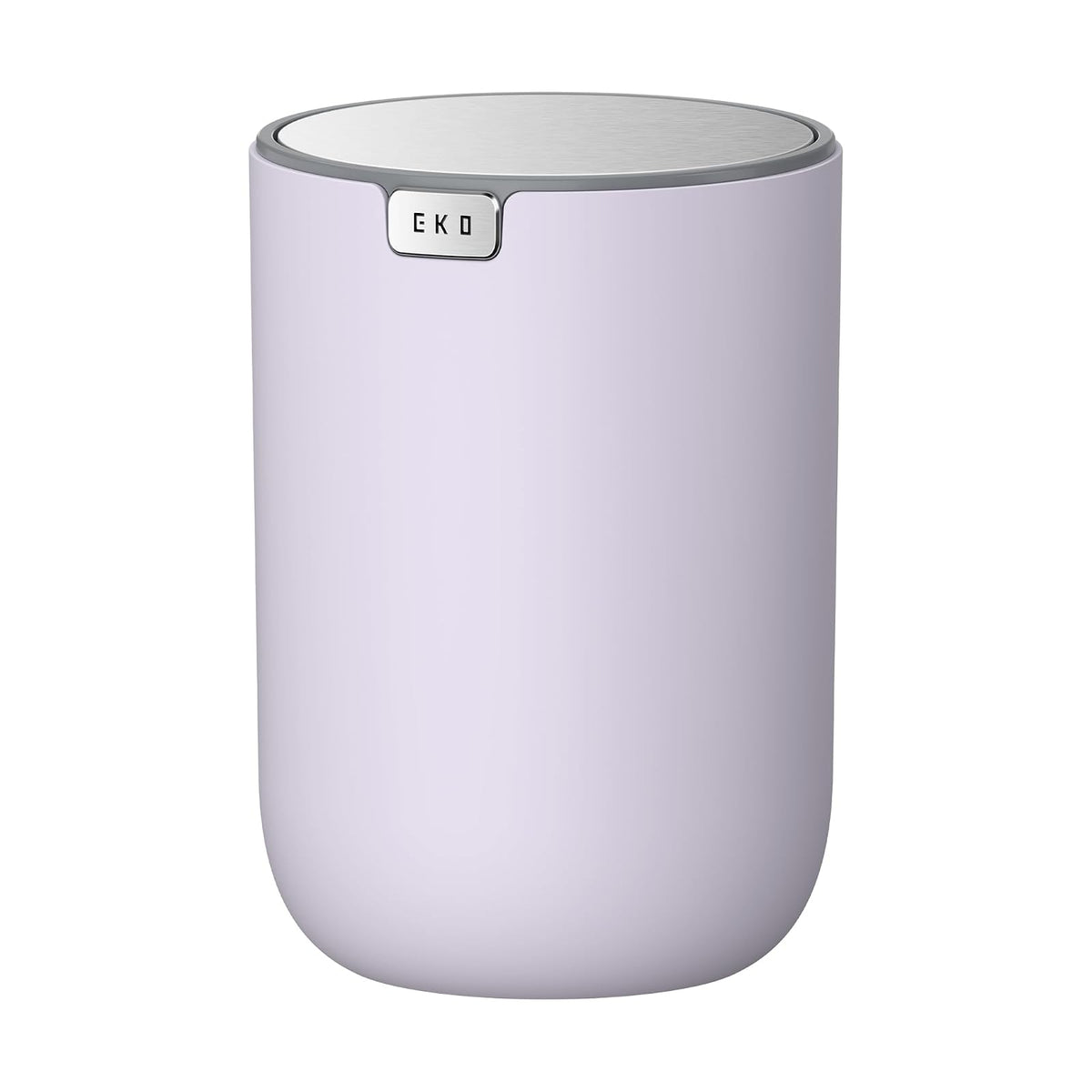 EKO Cubo de Basura Pequeño Polipropileno 0.4 Gal | Rosa, tapa abatible, para escritorio y encimera - Lavanda - 0.4 Gal