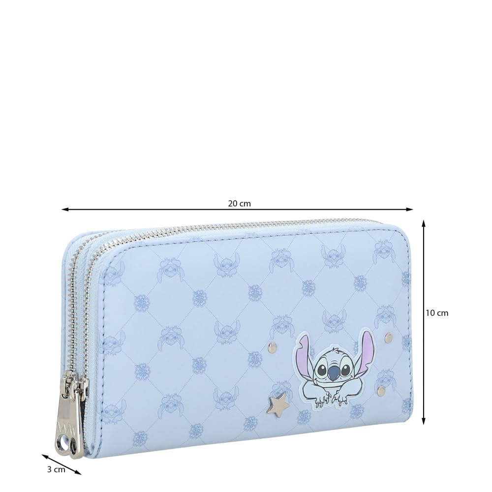 W Capsule Stitch Cartera para Mujer Azul HBYARMULKE71CW