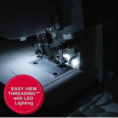 SINGER S0105 Overlock Serger, blanco