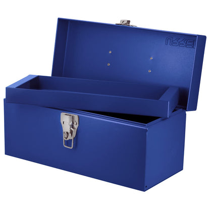 Urrea Caja Portaherramientas Metálica, Varios Tamaños y Colores - 14" x 6" x 6" - Azul
