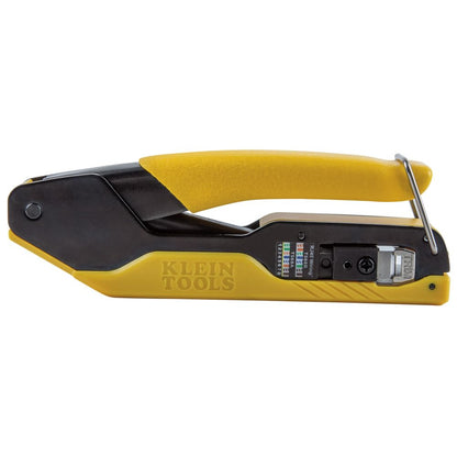 Klein Tools 80017 - Crimpadora de cable de datos y enchufe modular de datos CAT6, paquete de 50 herramientas, kit de herramientas de instalación de paso, 2 piezas