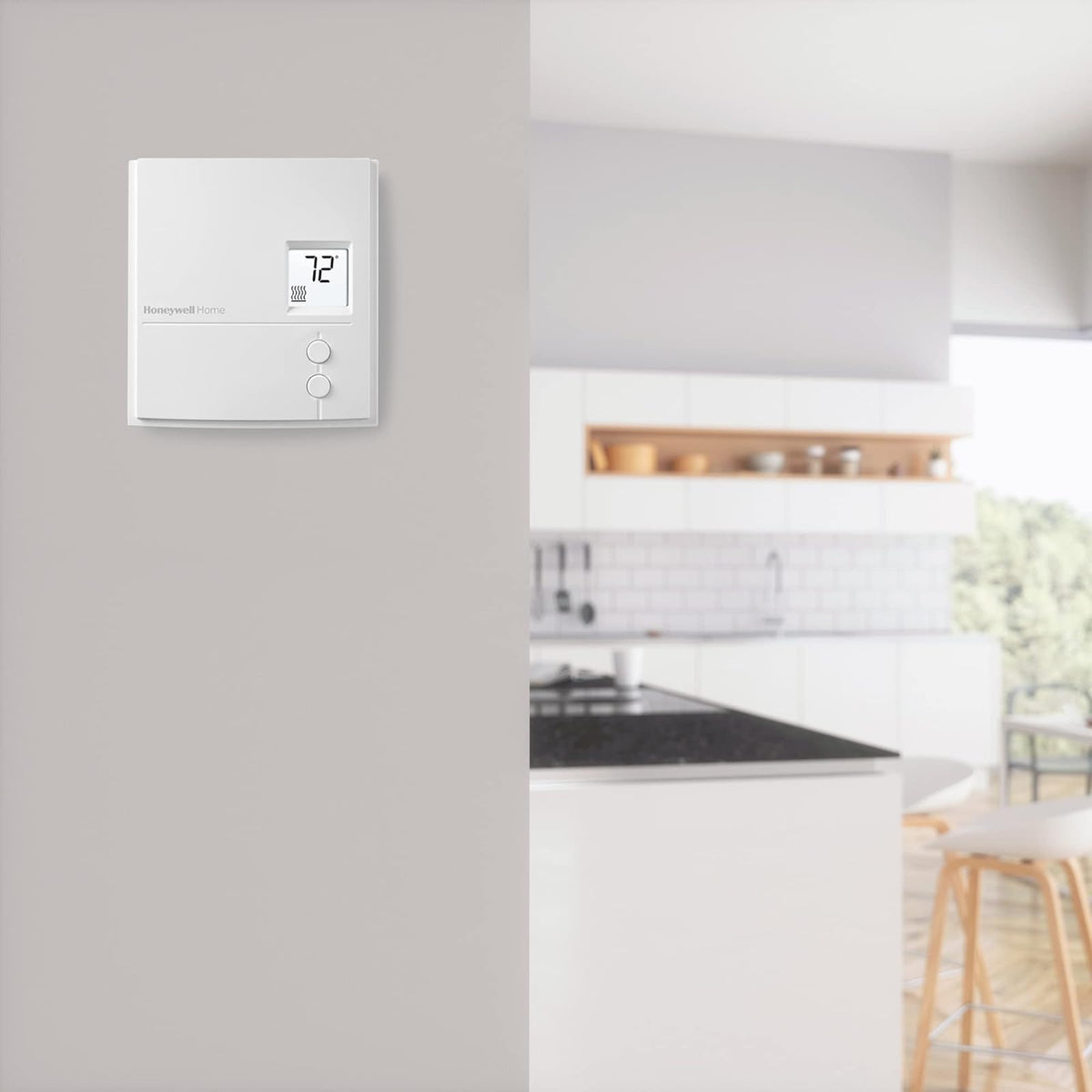 Honeywell RLV3100A Non-Programmable Thermostat for Electric and Convectors
