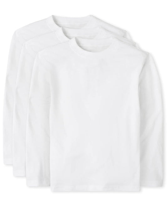 The Children's Place Pack de 3 Camisetas básicas para bebés y niños pequeños Camisa para bebés niños