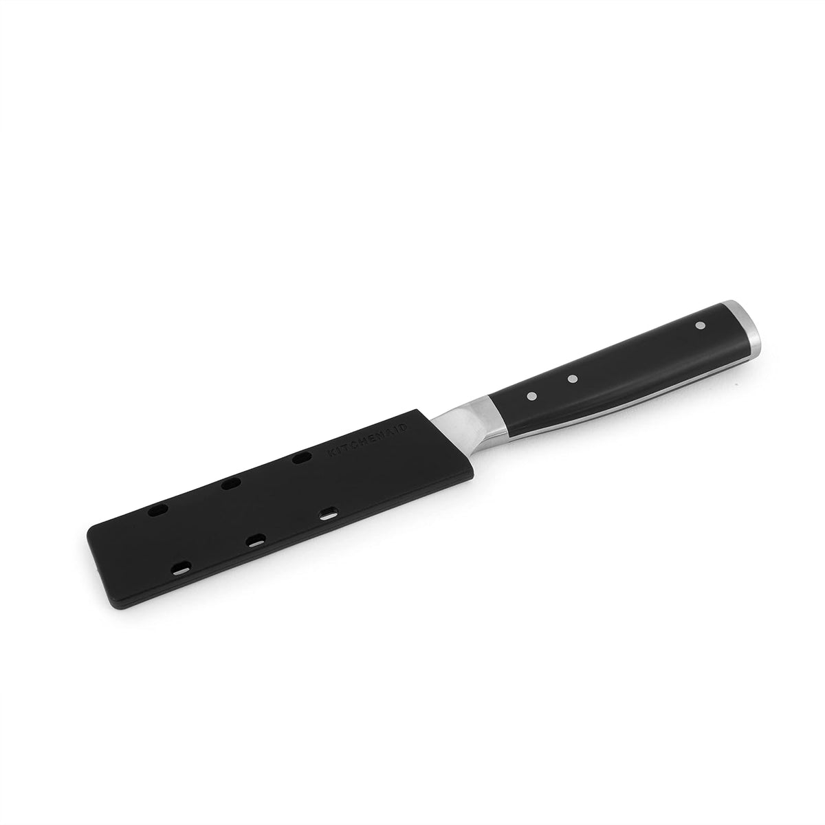 KitchenAid Gourmet Cuchillo de Cocina de Uso General, 11 cm, Acero Japonés de Alto Carbono