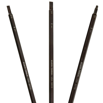 Klein Tools Juego de cuchillas repuesto longitud ajustable, paquete de 3