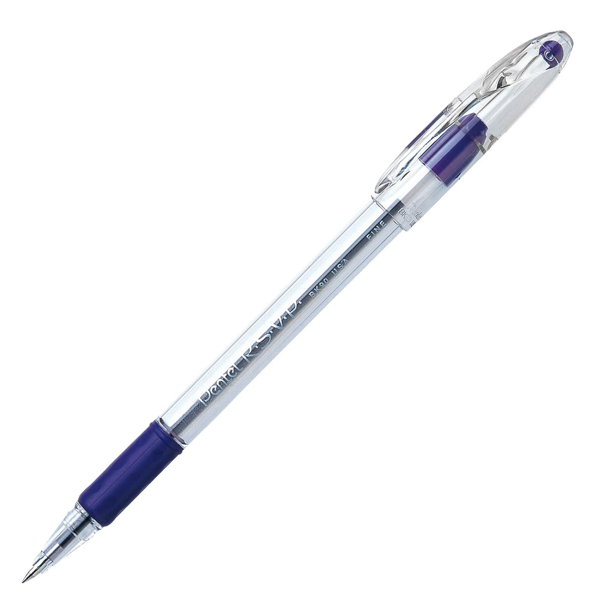 Bolígrafo Pentel R.S.V.P. Ballpoint 0.7mm Color Violeta-BK90-V