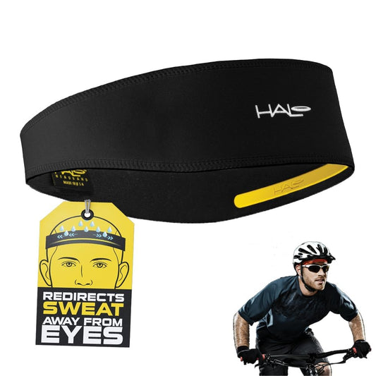 Halo II Sweatband Pullover Banda para la Cabeza, Negro, 1 Talla | Halo II - Diadema negra con bloque de sudor, absorbe la humedad, lavable a máquina
