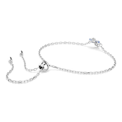 Swarovski Pulsera Magic, Ángel, Azul, Baño de rodio