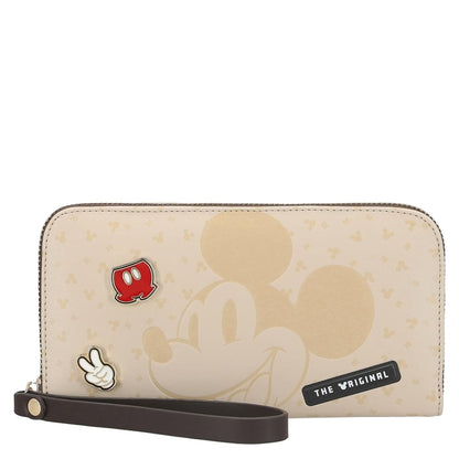 W Capsule Mickey Cartera para Mujer Beige HBDONNER32CW