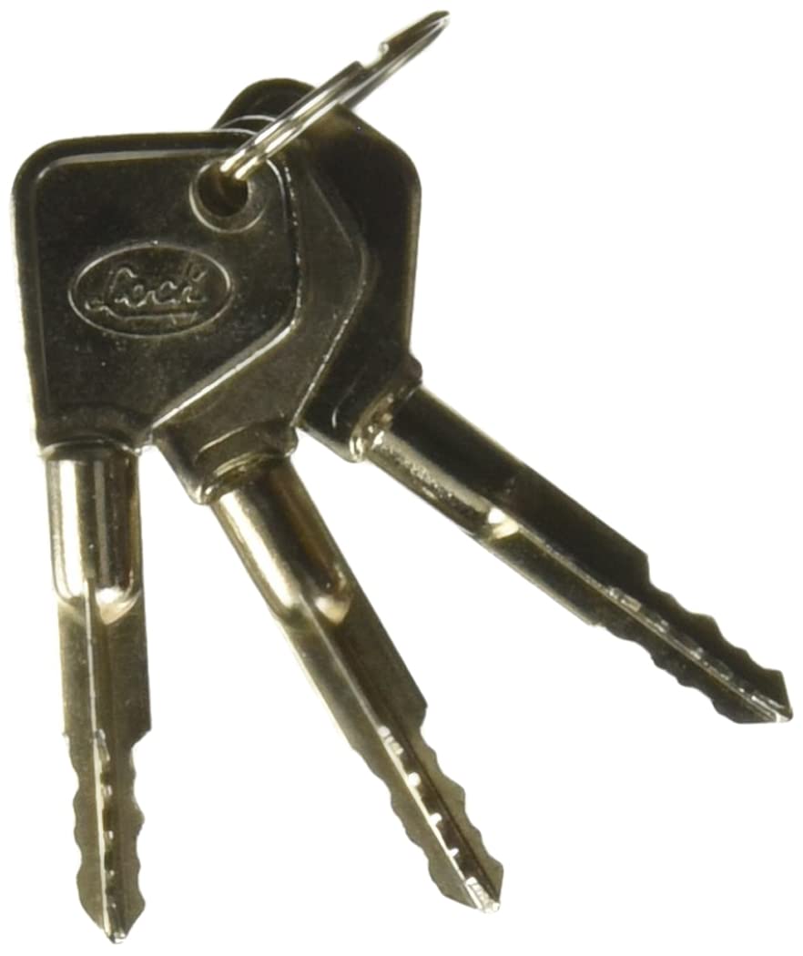 Lock 10CE Cerrojo para embutir auxiliar, función doble, níquel satinado, llave tetra, en caja