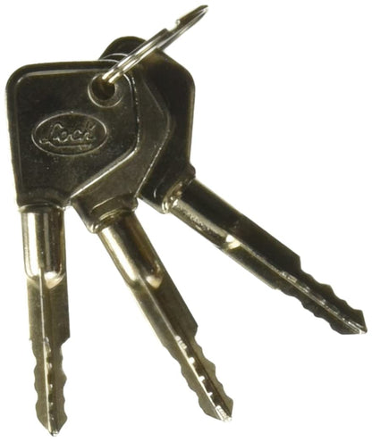 Lock 10CE Cerrojo para embutir auxiliar, función doble, níquel satinado, llave tetra, en caja