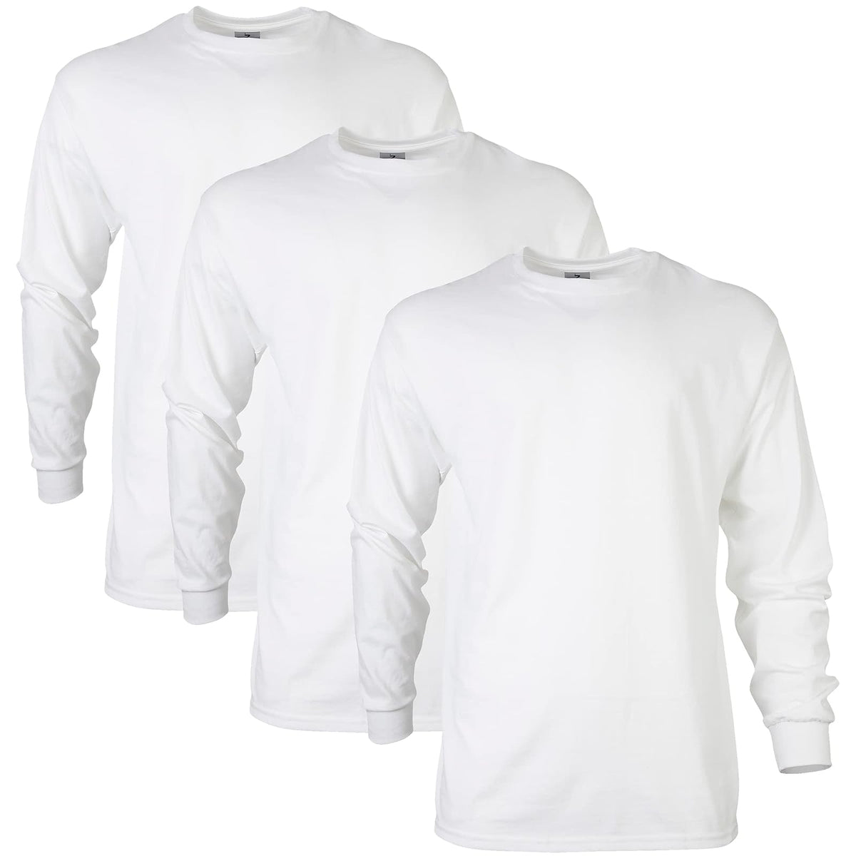 Gildan Playera Tipo Tank de Algodón para Hombre, G220 - XL - blanco (3-Pack)