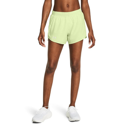 Under Armour Fly By Shorts Deportivos para Mujer - (383) Retro Green - Retro Green - Reflective - XS