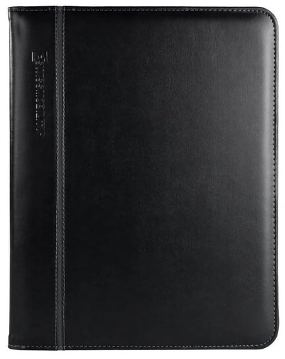 BIFOLIO EJECUTIVO BERNINA NEGRO 2 COMPARTIMIENTOS INTERNOS PARA HOJAS Y TARJETAS