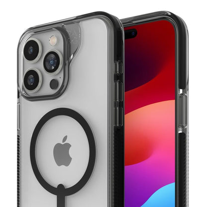 ZAGG Santa Cruz - Funda Compatible con iPhone 15 Pro, Color Negro