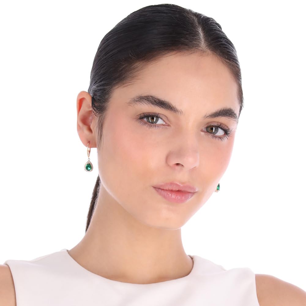 Anne Klein Aretes Dorado Gota para Mujer | Pequeño, cierre gancho francés, familia Twinkling Lights, 1 par