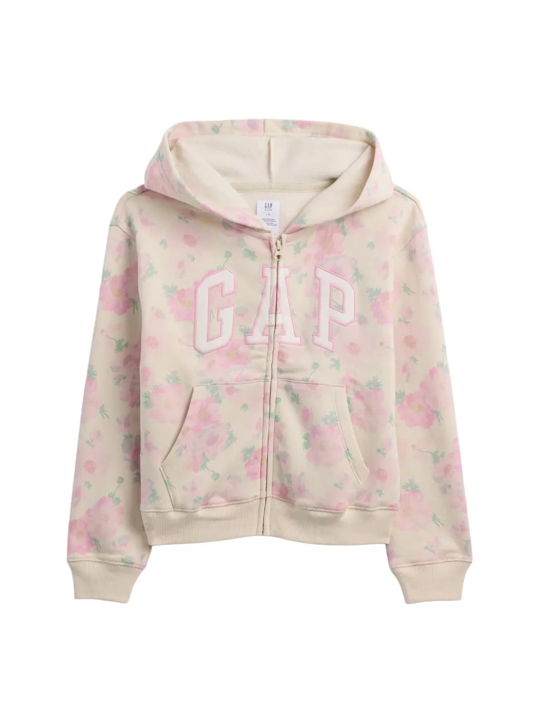 Gap Sudadera con Capucha y Logo para Niña - XS - Rosa Floral