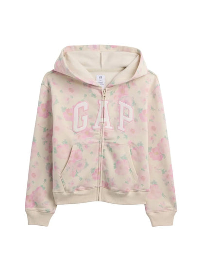 Gap Sudadera con Capucha y Logo para Niña - XS - Rosa Floral
