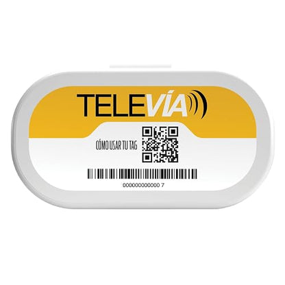 TeleVía Tag $150, Blanco, Sin Saldo Incluido, 1 Pieza