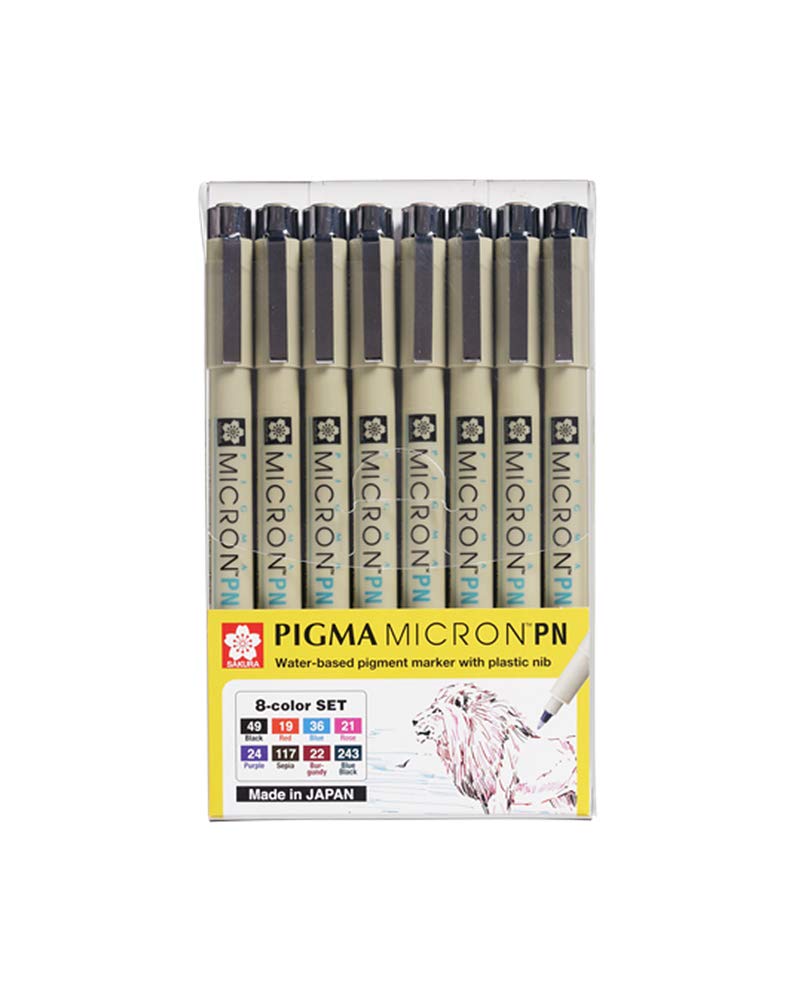 CALLIGRAPHER XSDK-PN-8 Set C/8 Pza De Color De Pigma Micron (Pn)