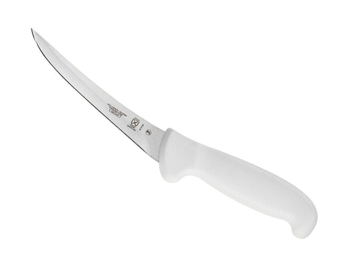 Mercer Culinary Ultimate White - Cuchillo de deshuesar curvado de 6 pulgadas