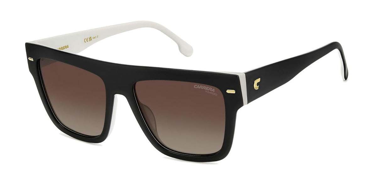 GAFAS CARRERA SUN WOMAN - Modelo: CARRERA 3016/S C: BLACK WHITE Eye size: 55_Bridge size: 17 / Polarized: Sí