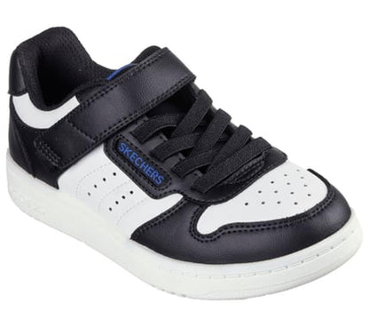 Skechers Quick Street Tenis para Niño - 23.5 cm - Negro - Blanco