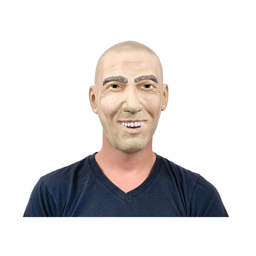 Zidane, Máscara de Jugador Zidane, Máscara de Jugadores Ideal para Fiestas de Disfraces y Halloween