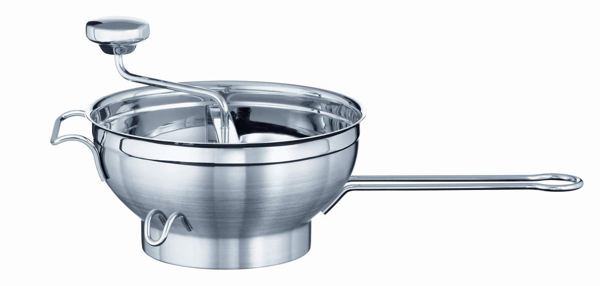 Rösle - Tamiz de disco de molienda de acero inoxidable para molino de alimentos, grueso, disco de tamiz de 4 mm/.2 pulgadas, plateado