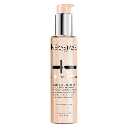 Kérastase Curl Manifesto Gelée Curl Contour, Gel-Crema Definidor de Rizos con Miel de Manuka y Ceramida, 150 ml