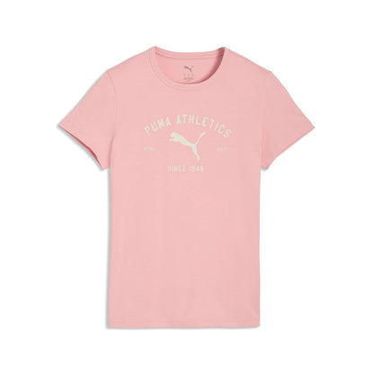 Puma, Playera Puma Class Graphic, Mujer, Rosa, Talla M