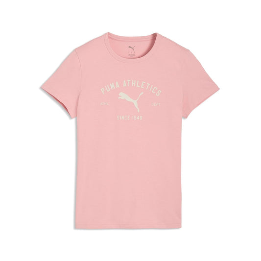Puma, Playera Puma Class Graphic, Mujer, Rosa, Talla M