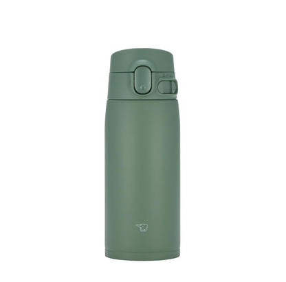Zojirushi GoCafe Taza Aislada de Acero Inoxidable - 0.5 Litros - Verde (Moss Green)